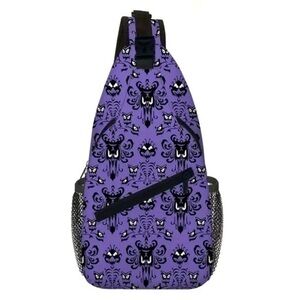 Disney’s Inspired Haunted Mansion Men’s Sling Bag - NWOT
